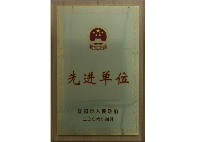 沈陽市先進單位