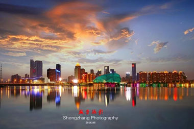 沈陽印象之渾河晚渡